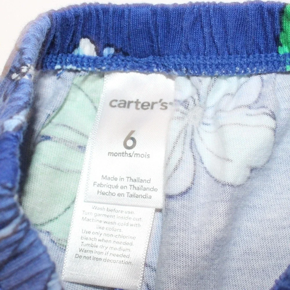 Carter's 2-Piece Floral Halter Top and Bloomers Set 6 Months‎ Blue
